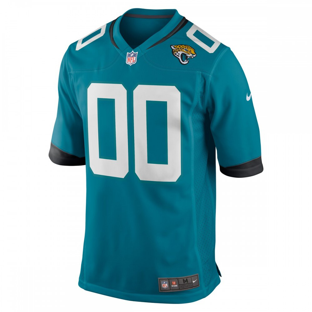 Jacksonville Jaguars Nike Alternate Custom Game Jersey - Teal-GridironStore